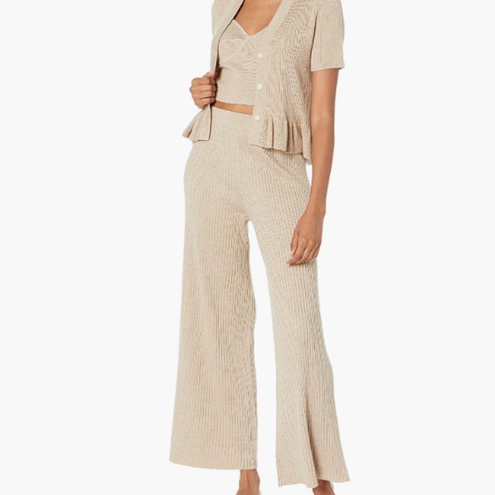 The Drop Women's Catalina Pull-On Rib Sweater Pant: Large